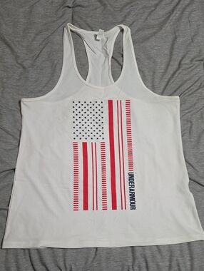 Under Armour Women’s White American Flag Tank